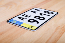 Американские номера на мотоцикл